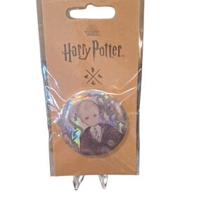 Wizarding World of Harry Potter x Yume DRACO MALFOY Collaborative Badge Pin NEW